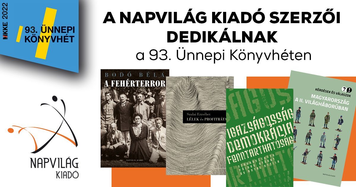 Ünnepi Könyvhét – új köteteinkkel
