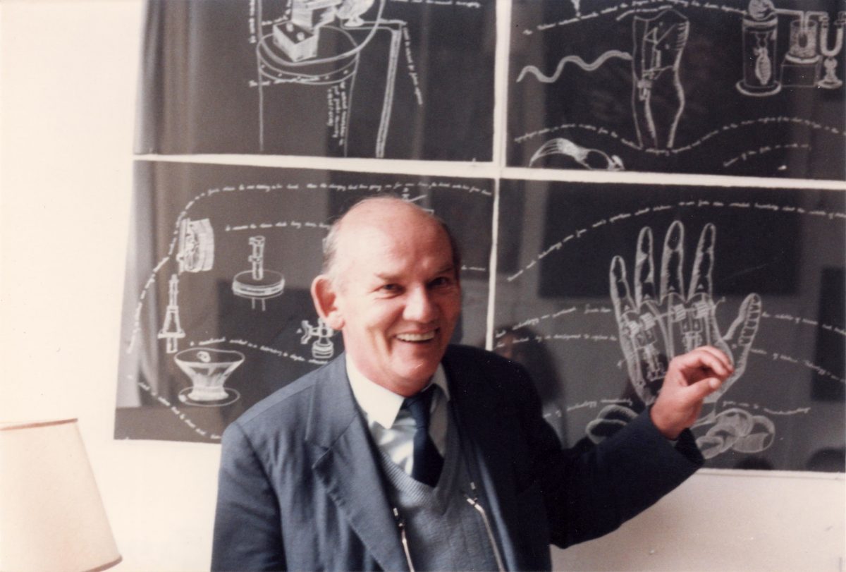 Liska Tibor New Yorkban, 1987-ben. Fotó: Drozdik Orsolya. (Forrás: családi fotótár)